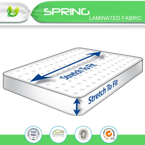Waterproof Washable Fitted Terry Towel Bed Mattress Encasement Cover with Waterproof-Baby Urine-Proof