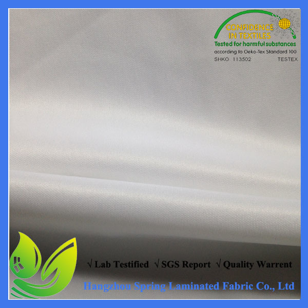 Waterproof PU Coated Fabric for Mattress Protector Fabric
