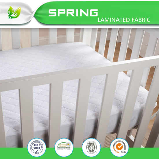 China Manufacturer Color Super Soft Bamboo Fabric Wholesale Impermeable Baby Crib Mattress Protector Cover