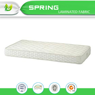 White Anti-Bed Bug Bamboo Terry Waterproof Baby Crib Mattress Protector