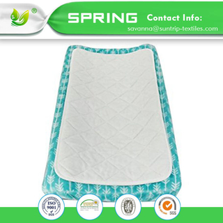 Soft Bamboo Terry Cloth Waterproof TPU Baby Changing Pad Liners 3 Pack