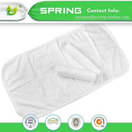 Hypoallergenic, Reusable, Waterproof and Absorbent Bamboo Changing Pad Liners 3 Pk