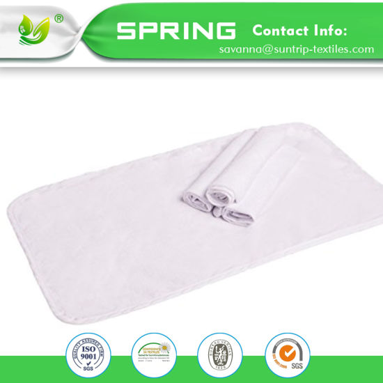 Baby Bamboo Fiber Flannel Changing Mat Antibacterial Infant Urine Pad