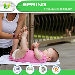 Premium 100% Organic Baby Infant Waterproof Diaper Changing Mini Pad Washable 31*25 Inches
