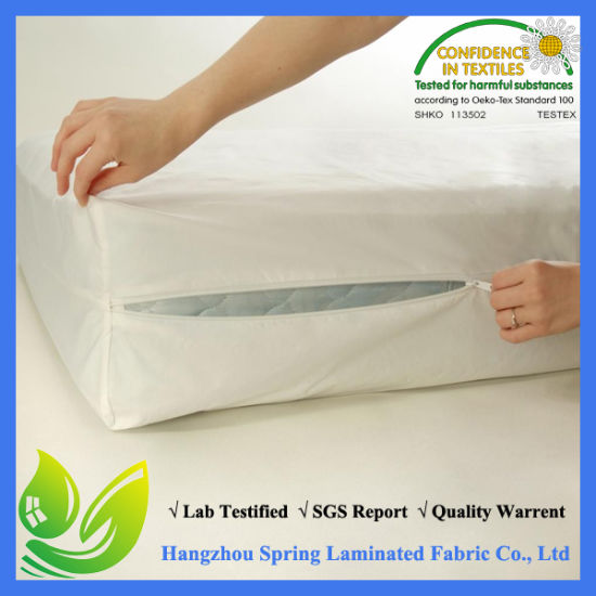 Single Bed Fitted Bed Bug Cover Polyester Mattress Protector