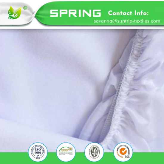 Breathable Waterproof Brushed Cotton Mattress Protector Single Bed