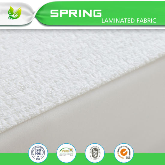 Hypoallergenic Waterproof White Color Bamboo Mattress Protector/Cover