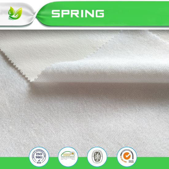 Whoesales Organic Bamboo Waterproof Terry Cloth Mattress Protector Fabric
