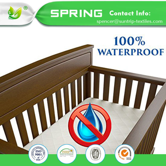 Luxury Item Stretch up to 30cm Deep All Bed Sizes Anti-Bed Bug Crib Mattress Encasement with TPU