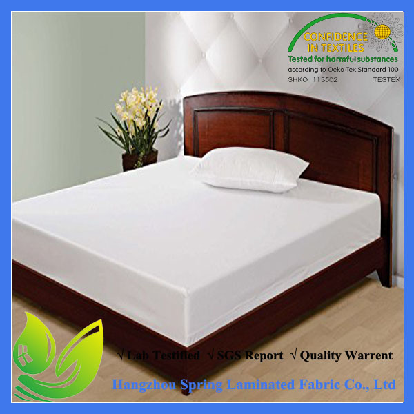 Anti Bed Bug White Loop Pile Waterproof Mattress Encasement
