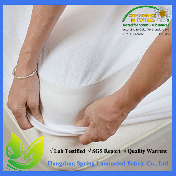 Single Double King Size Waterproof Mattress Fitted Cover Protector