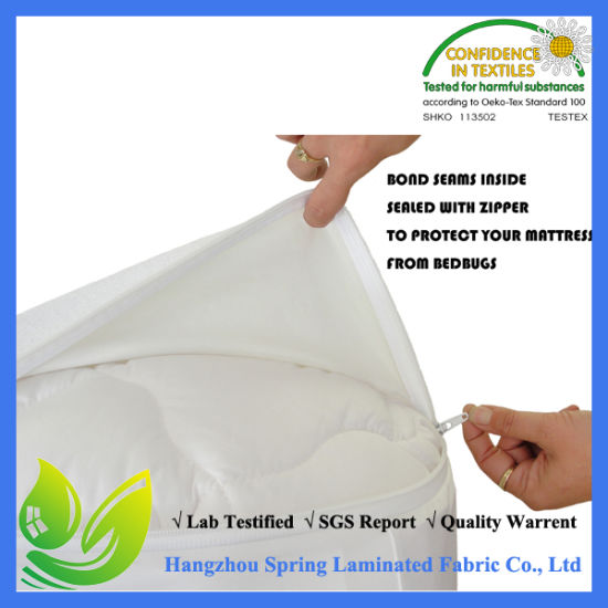 Home Collection Spring Laminate Bed Bug and Waterproof Zippered Mattress Protector