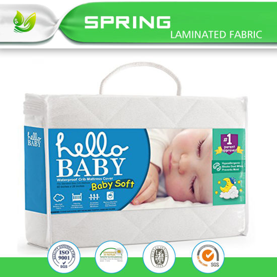 Bamboo Terry Cloth Waterproof Baby Crib Mattress Pad