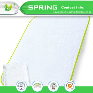 Hypoallergenic, Reusable, Waterproof and Absorbent Bamboo Changing Pad Liners 3 Pk