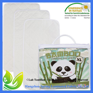 Thick Nonslip Bamboo Changing Pad Liners Waterproof