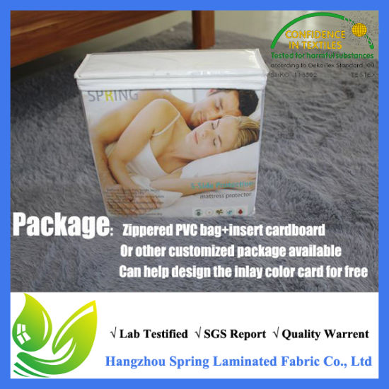 Single Bed Fitted Bed Bug Cover Polyester Mattress Protector