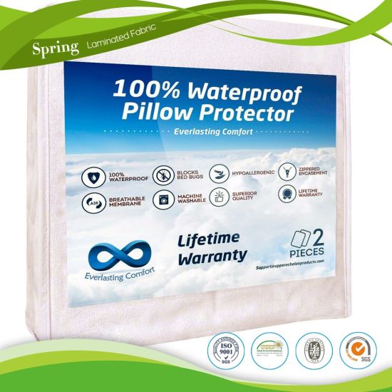 Bed Bug Proof 80% Cotton 20% Polyester Terry Mattress Encasement Waterproof