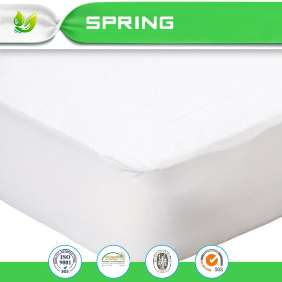 Bamboo Waterproof Terry Cloth Mattress Protector for Hotel