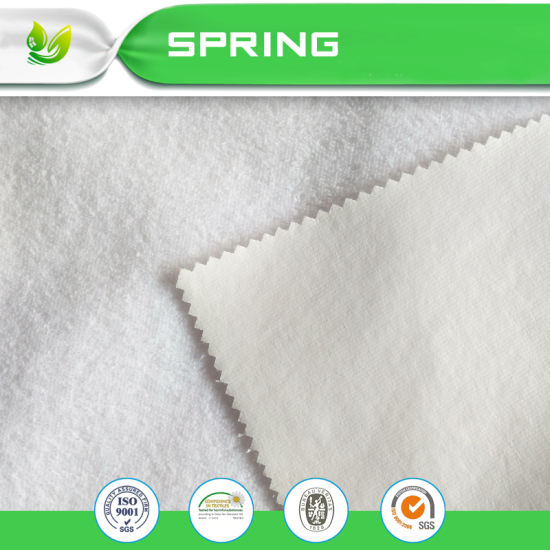 High Quality 100% Waterproof Terry Cloth Mattress Protector Fabric