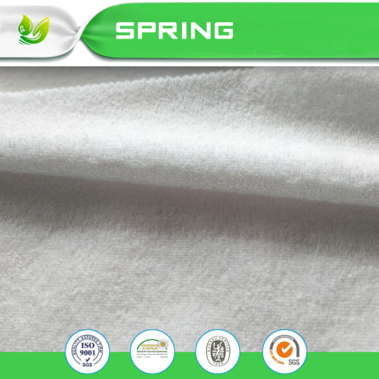 140GSM Cotton Terry Cloth Waterproof Fabric Laminated with TPU