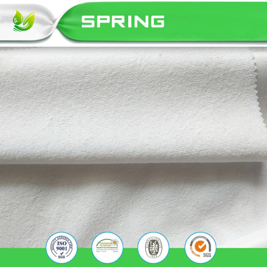 Micro Fiber Terry Cloth Waterproof PU Coating Fabric