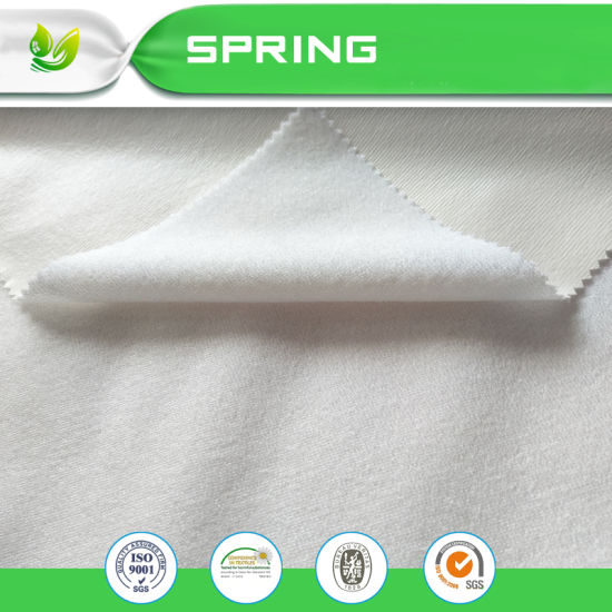 Whoesales Organic Bamboo Waterproof Terry Cloth Mattress Protector Fabric