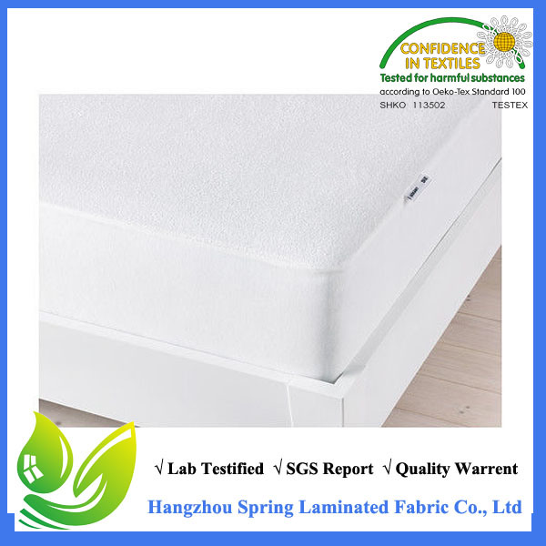 2016 China Supplier Bamboo Terry Waterproof Mattress Protector Cover
