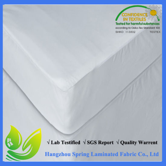 2016 Made in China 2016 New 100% Polyester Waterproof Smooth Mattress Protector Hypoallergenic