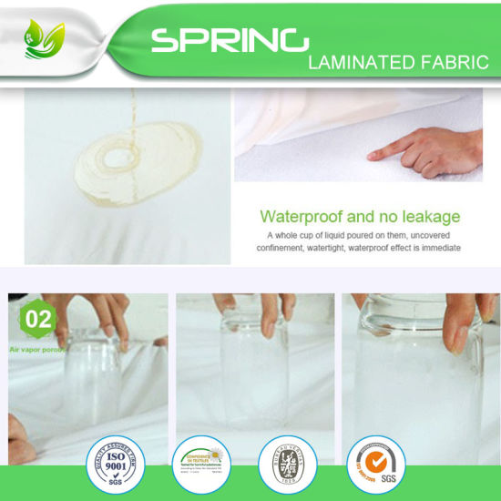 Waterproof Washable Fitted Terry Towel Bed Mattress Encasement Cover with Waterproof-Baby Urine-Proof