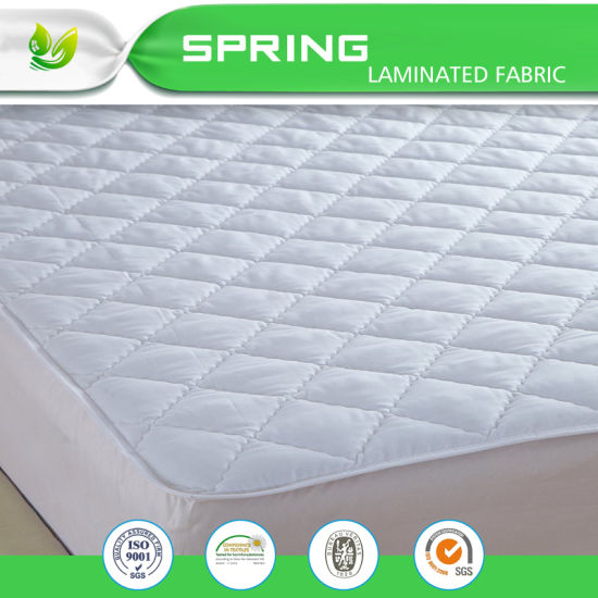 Hotel Spring Breathable Quilted Bamboo Waterproof Mattress Protector