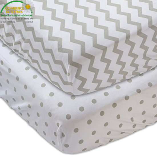 Quilted Ultra Soft White Bamboo Terry Fitted Sheet Styles Waterproof Crib Mattress Protector/Cover Colored Pattern