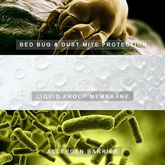 Keep Your Baby Safe From Bed Bugs Dust Mites and Allergens Bamboo Sleeping Mat, Crib Mattress Cover