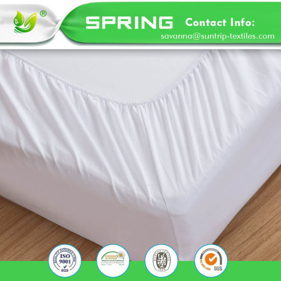 100% Waterproof Hypoallergenic, Bed Bug and Dust Mite Protection Mattress Protector Queen Size