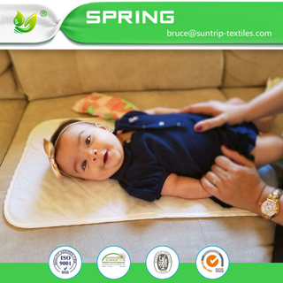 Waterproof Hypoallergenic Bamboo Baby Changing Pad Liners (Pack of 3)