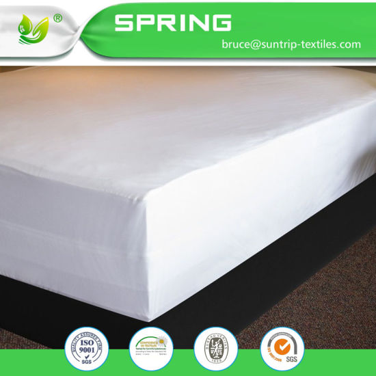 Fully Cover Zippered Bamboo Waterproof Mattress Encasement Protector Cover King