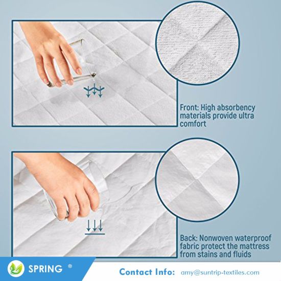 Fitted Sheet Style Hypoallergenic Waterproof Mattress Protector