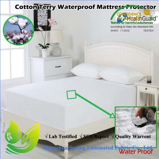 Best Bed Bug Cotton Terry Queen Mattress Protector Waterproof