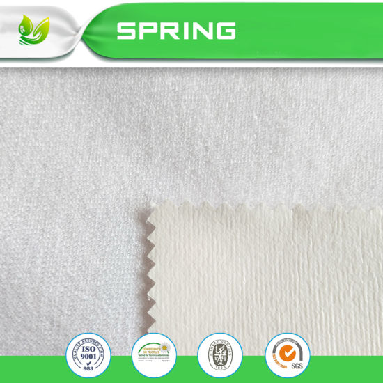 Whoesales Organic Bamboo Waterproof Terry Cloth Mattress Protector Fabric