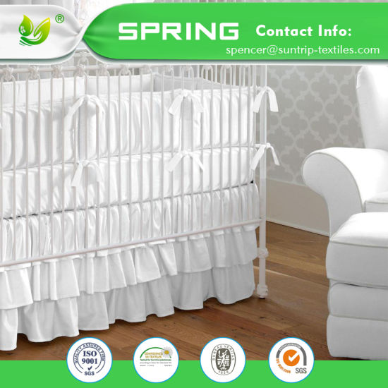 China Supplier Hypoallergenic Cotton Terry Waterproof 100% Crib Mattress Encasement High Quality