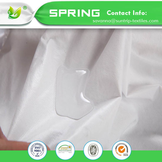 Waterproof Fitted Mattress Protector Quilted Noiseless Quick Dry - Double Size