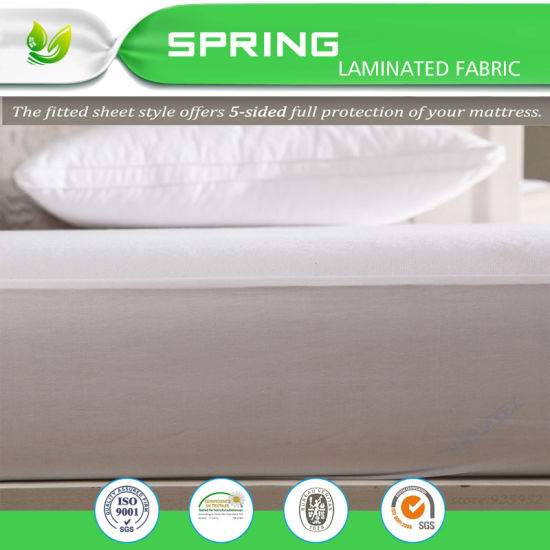 China Supplier Waterproof Milky Cotton Laminated Fabric