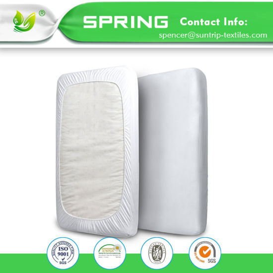 Baby Wholesale Waterproof, Dust Mite Proof, Bed Bug Proof Breathable Mattress Protector Baby Bed Protector