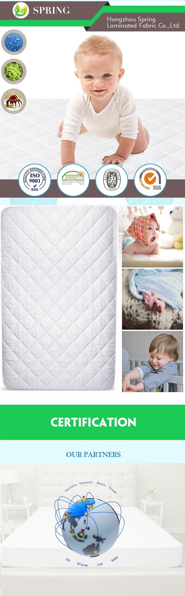 Standard Crib Mattress and Machine Washable Crib Mattress Protector