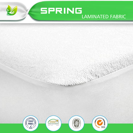 Premium Soft Terry Cloth Fitted Mattress Protector - Queen