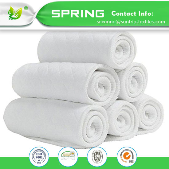 Soft Bamboo Terry Cloth or Waterproof TPU Baby Changing Pad Liners - 3 Pack