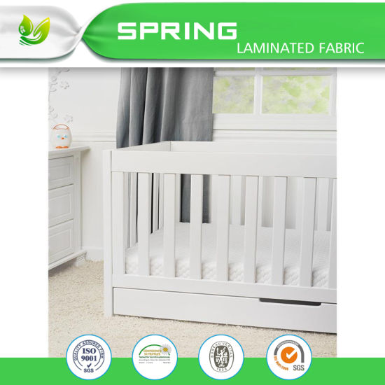 babies Anti-Dust Mite Cotton and Polyester Waterproof 100% Crib Mattress Encasement