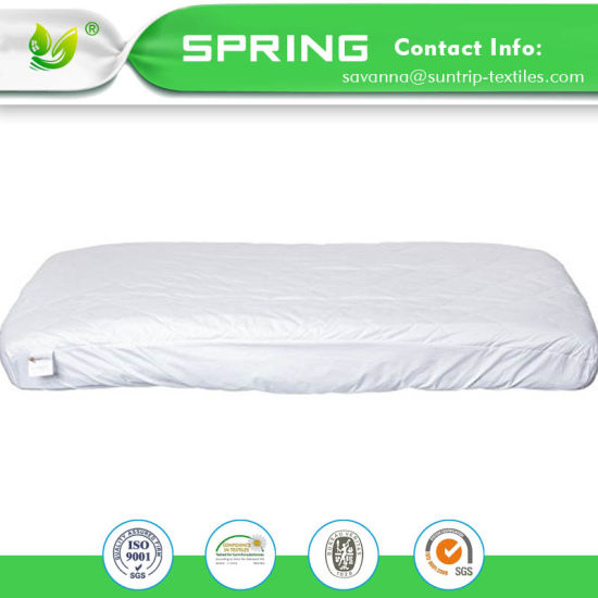 Cotton Terry Hypoallergenic Waterproof Mattress Protector Cover Mini Crib