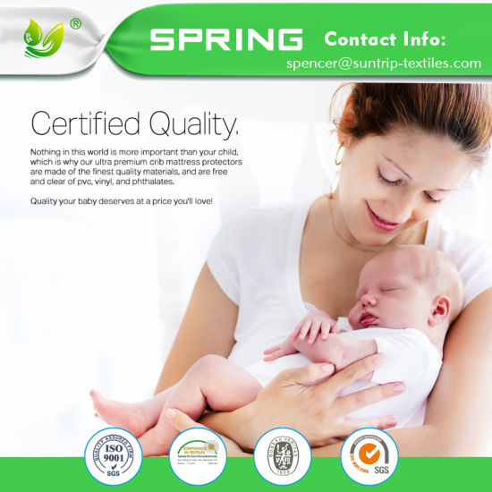 Anti-Dust Mite Bacterial Mattress Cover Limit Discount Fitted Style Baby Mattress Encasement All Size
