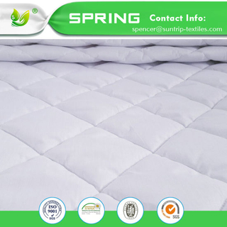 Exclusive Bamboo Terry Anti-Bacterial Mattress Cover Fitted Style Crib Mattress Encasement with TPU