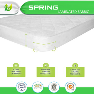 Baby Waterproof Quilted Bamboo Mattress Protector Cover